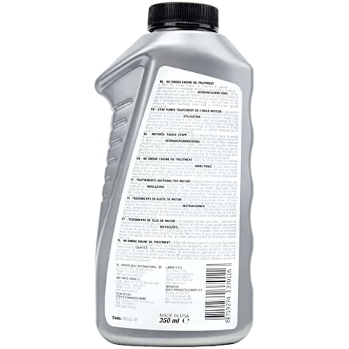 Bars BAR'S ENGINE ANTI SMOKE TREATMENT ADDITIVE 350ML OIL - Image 4